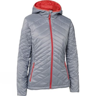 Chaquetas Icebreaker Stratus Manga Larga Zip Hood Mujer - Gris - Chile PSL083524